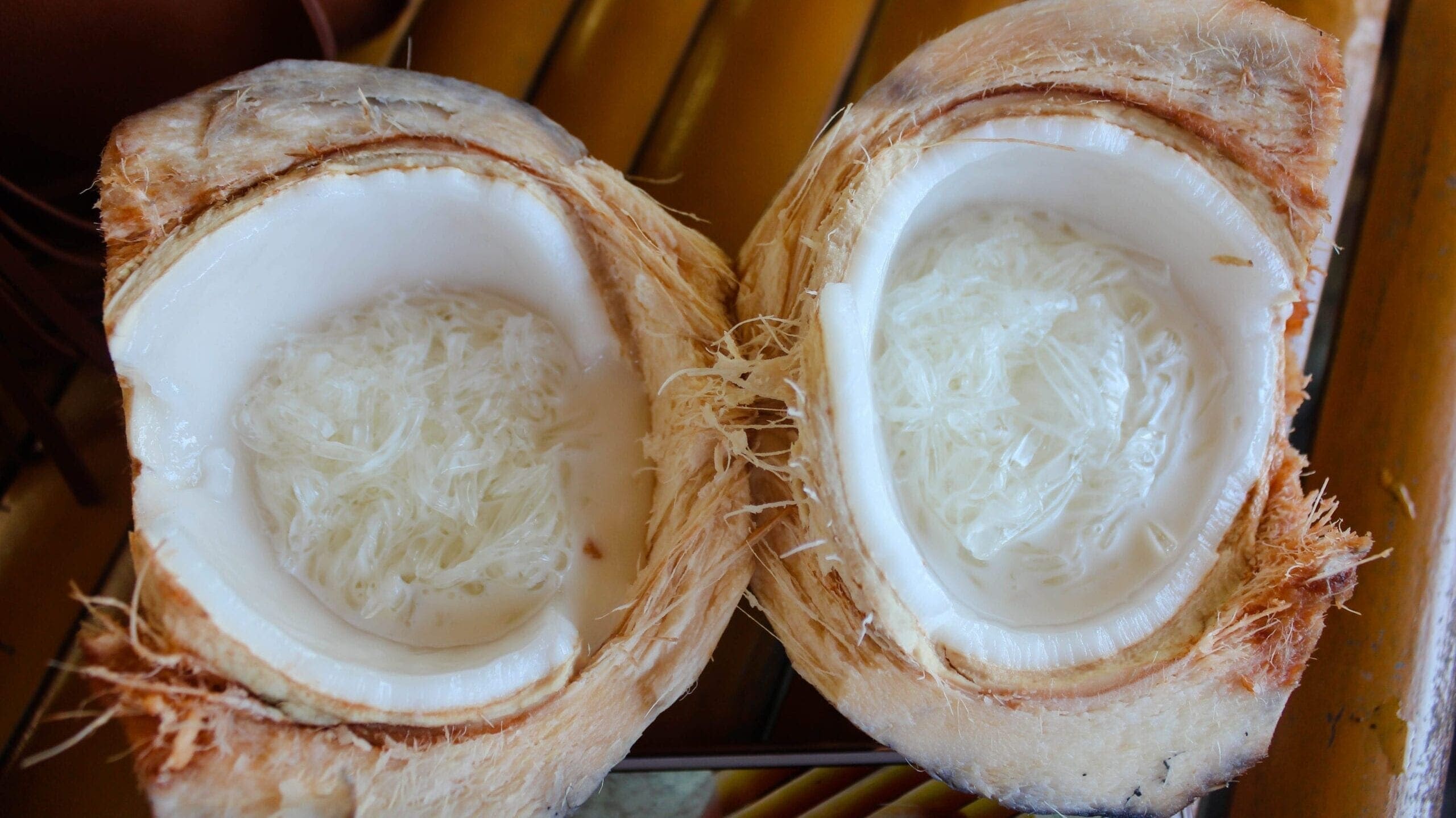 Yummy buko at Ternate beach