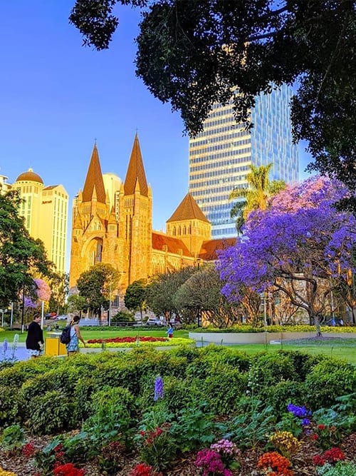 Brisbane Cathedral square