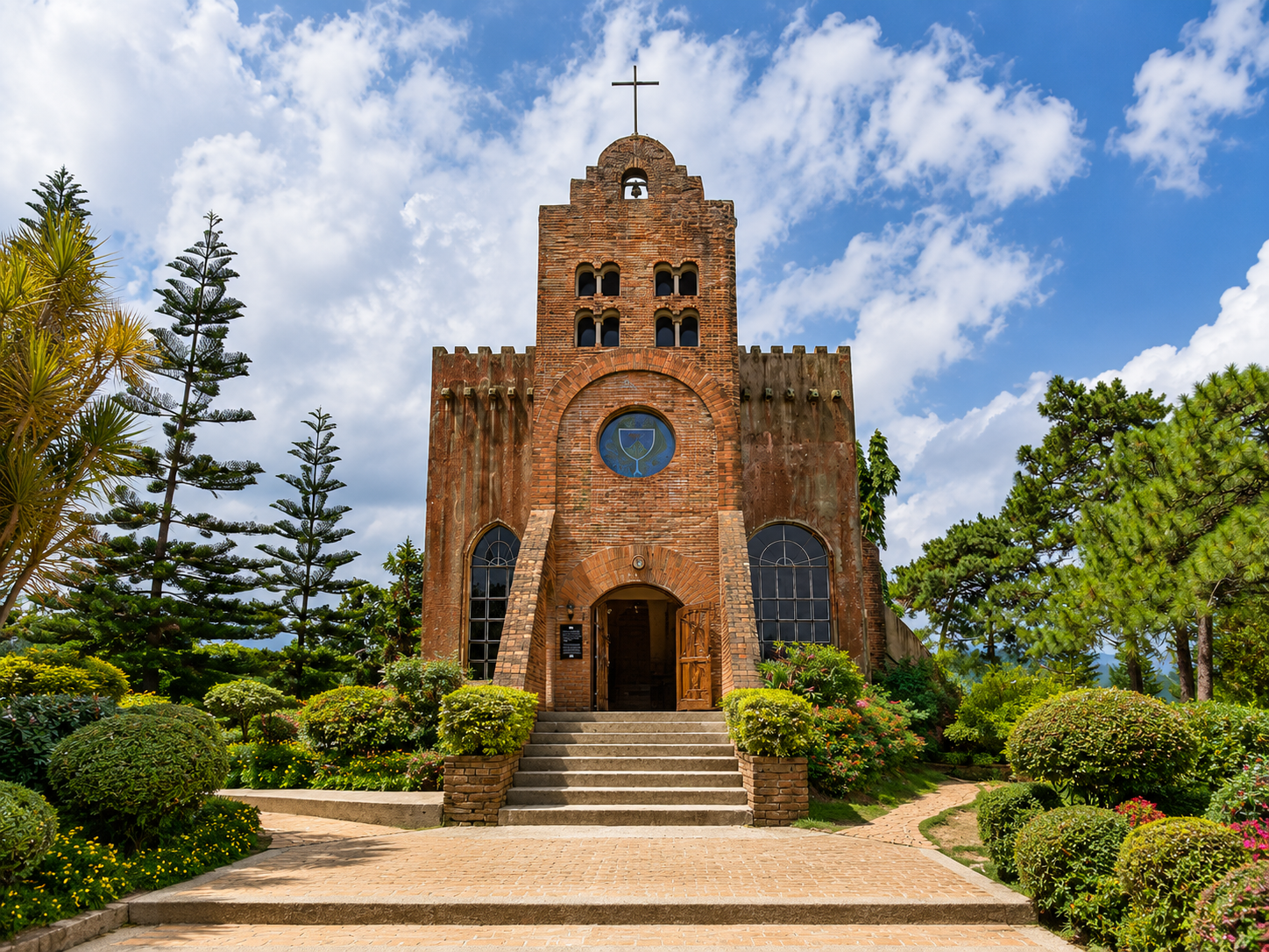 CCaleruega silent chapel in Nasugbu near Tagaytay tourist spots.