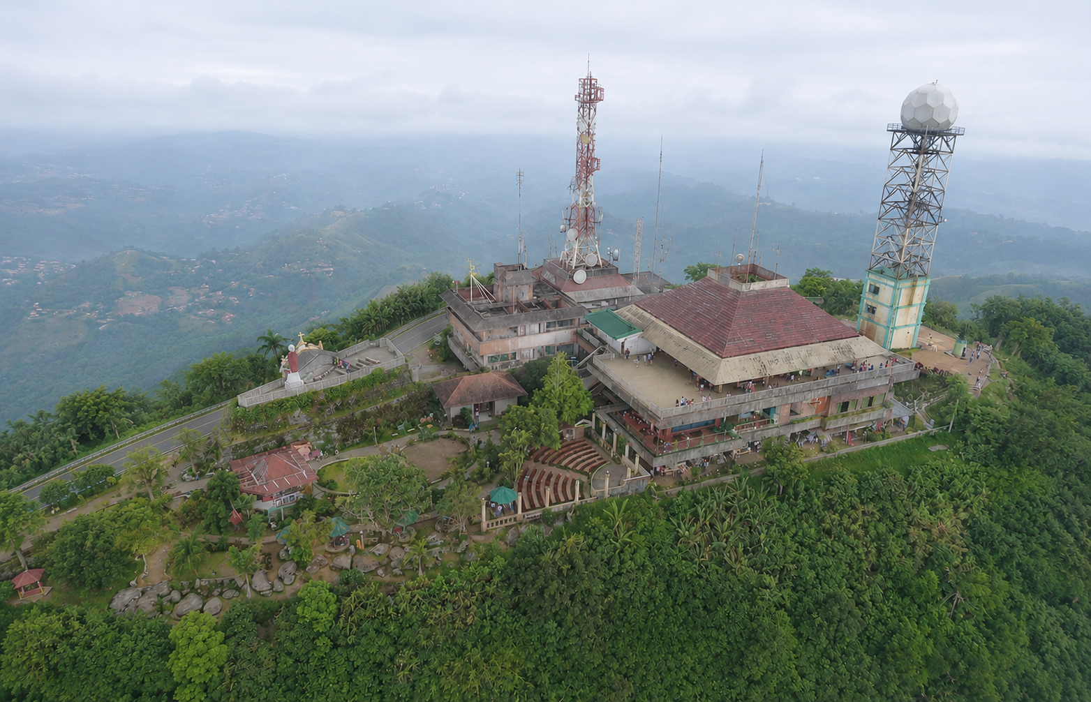 People’s Park in the Sky aerial view in Tagaytay, Philippines