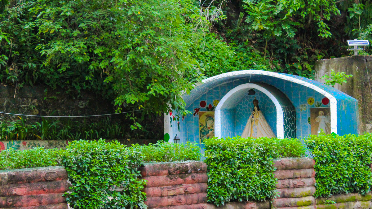Small shrine or grotto at Hinulugang Taktak Falls park, Antipolo, Rizal