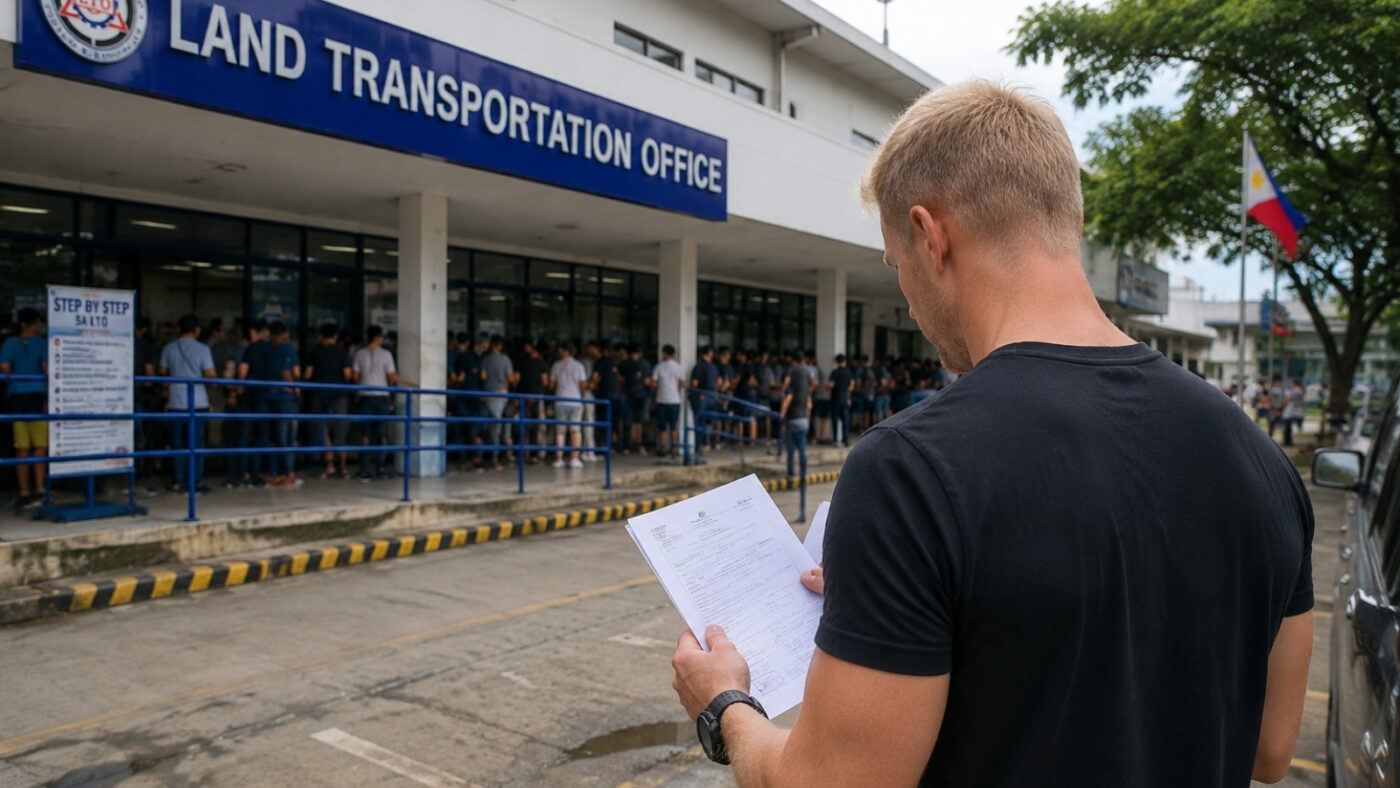 How to convert a foreign driver's license in the Philippines at an LTO office