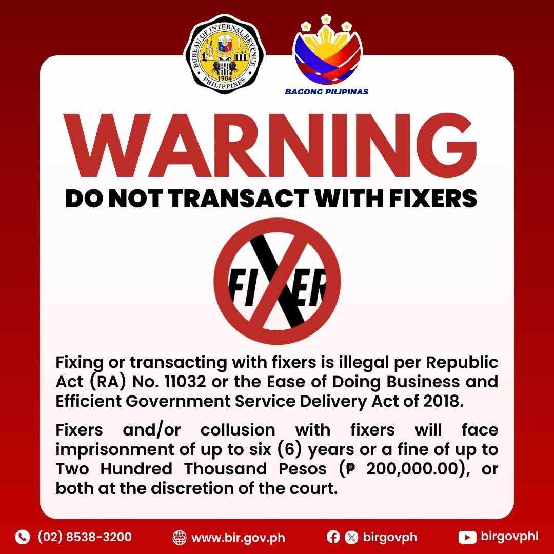 Convert a Foreign Driver's License in the Philippines warning against using LTO fixers