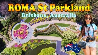 ROMA Street Parkland l Brisbane Australia l Things to do in Brisbane travel vlog