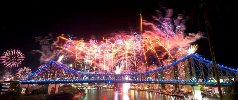 Christmas in Brisbane -bridge-fireworks-from-story-bridge-adventure-climb