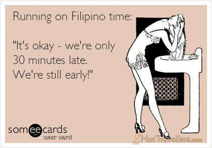 Filipino time