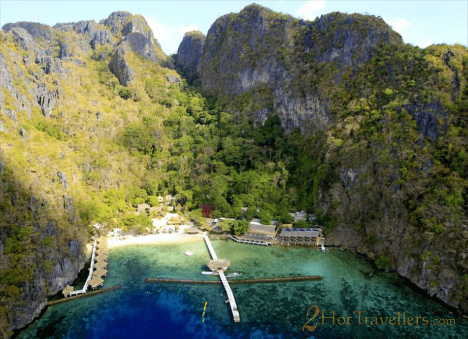 Miniloc Island Aerial view