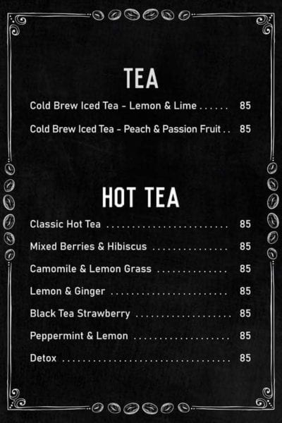 Cafes in Instramuros: Belfry Café beverage tea 2