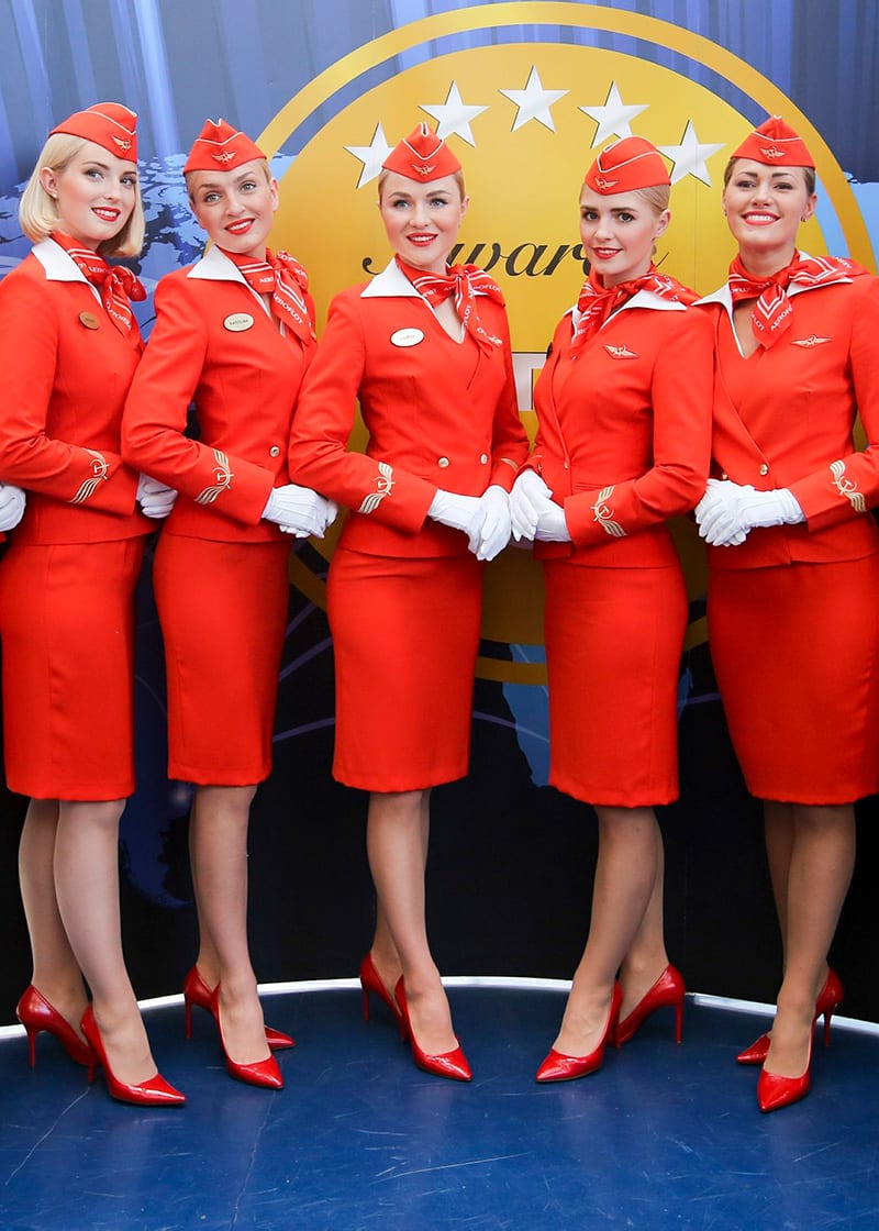 Aeroflot Air hot air hostess