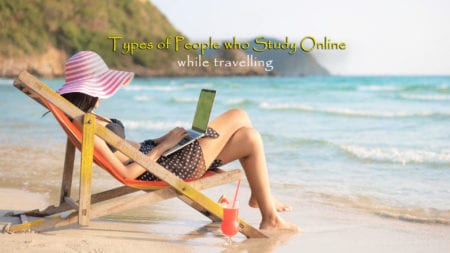 Study Online While Travelling beach