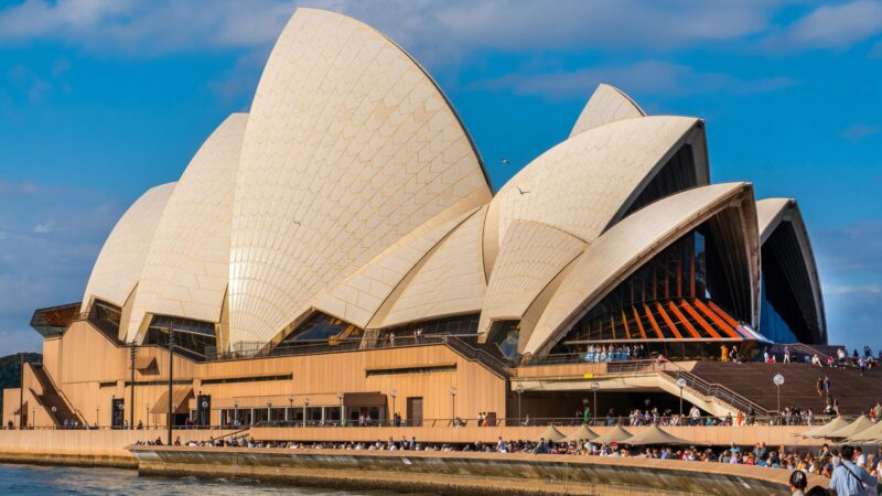 Sydney Opera House in Sydney Australia representing Life in Australia for Migrants as a modern migration destination with iconic architecture under clear sky