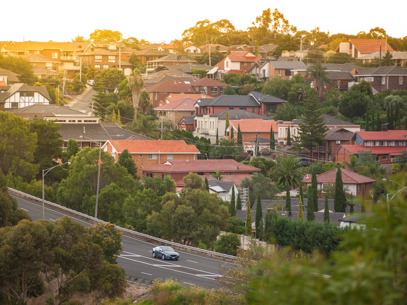 life in Australia suburban layout showing structured residential planning and car dependent lifestyle